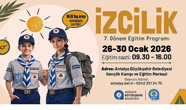 Büyükşehir’in 7. dönem izcilik eğitimleri başlıyor