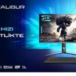 Üstün Çözünürlük, Sınırları Zorlayan Hız: Excalibur 31.5” 2K 180Hz Curved Monitör