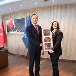 Başkan Çerçioğlu’na Kırgızistan Ankara Büyükelçisi Ruslan Kazakbaev’den Ziyaret