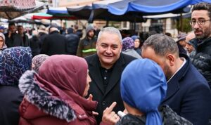 Başkan Özarslan’dan Ayvalı Semt Pazarı’na Ziyaret
