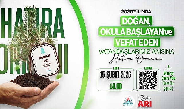 Nevşehir Belediyesi’nin Ağaçlandırma Seferberliği Sürüyor