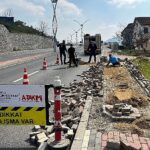 Başiskele’de tretuvar yenileme çalışmaları tamam