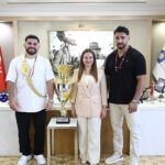 Kırkpınar Başpehlivanı Erkan Taş’a coşkulu karşılama