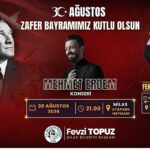 30 Ağustos Zafer Bayramı coşkusu fener alayı ve Mehmet Erdem konseriyle yaşanacak