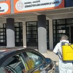 82 okulda dezenfeksiyon ve ilaçlama seferberliği