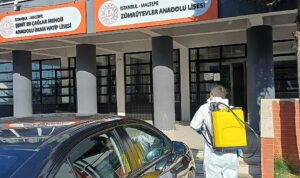 82 okulda dezenfeksiyon ve ilaçlama seferberliği