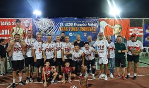 11. ASDD Efsaneler Futbol Ayak Tenisi Turnuvası sona erdi