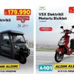 A101’de Elektrikli Moped Satışı