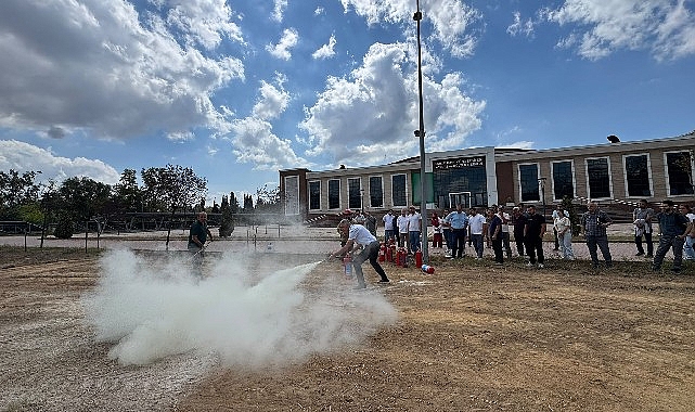 Büyükşehir’den eğitim ve tahliye tatbikatı