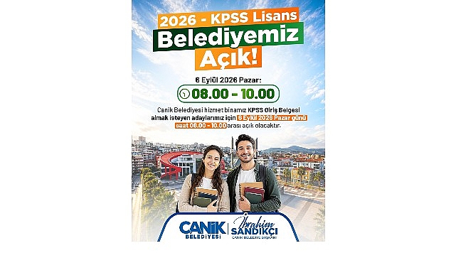 Canik Belediyesi’nden KPSS Nöbeti