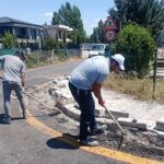 Ekiplerden ilçe genelinde bakım ve onarım çalışması