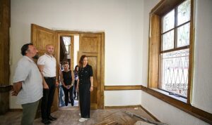 Latife Hanım Köşkü’nde çalışmalar sona yaklaştı