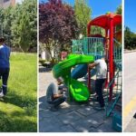 Park ve Bahçelerde Bakım Çalışmaları Sürüyor