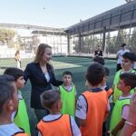 Başkan Mutlu Kış Spor Okulları’nda çocuklarla buluştu