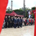 Kemer’de 29 Ekim çelenk töreni